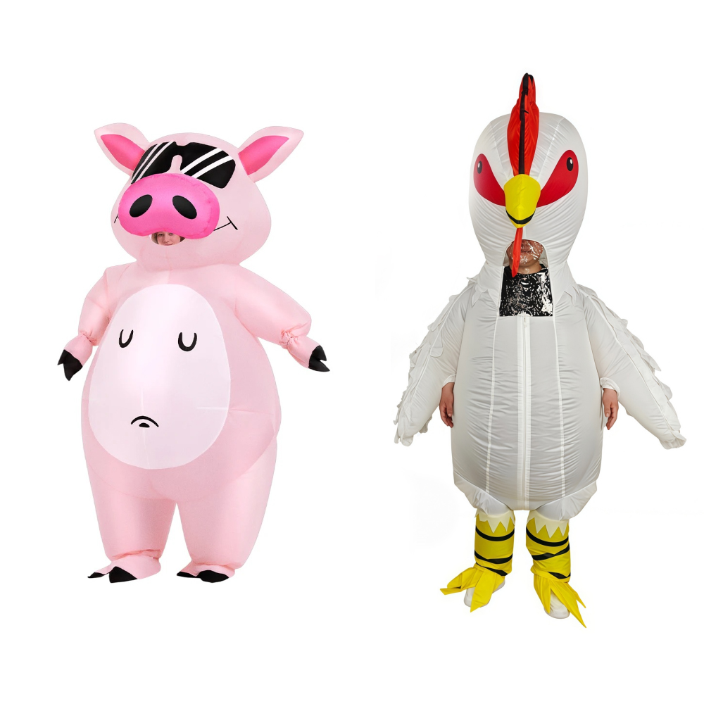 Cartoon Animal Piglet Inflatab - Anime Cosplay Ladies recension och pris