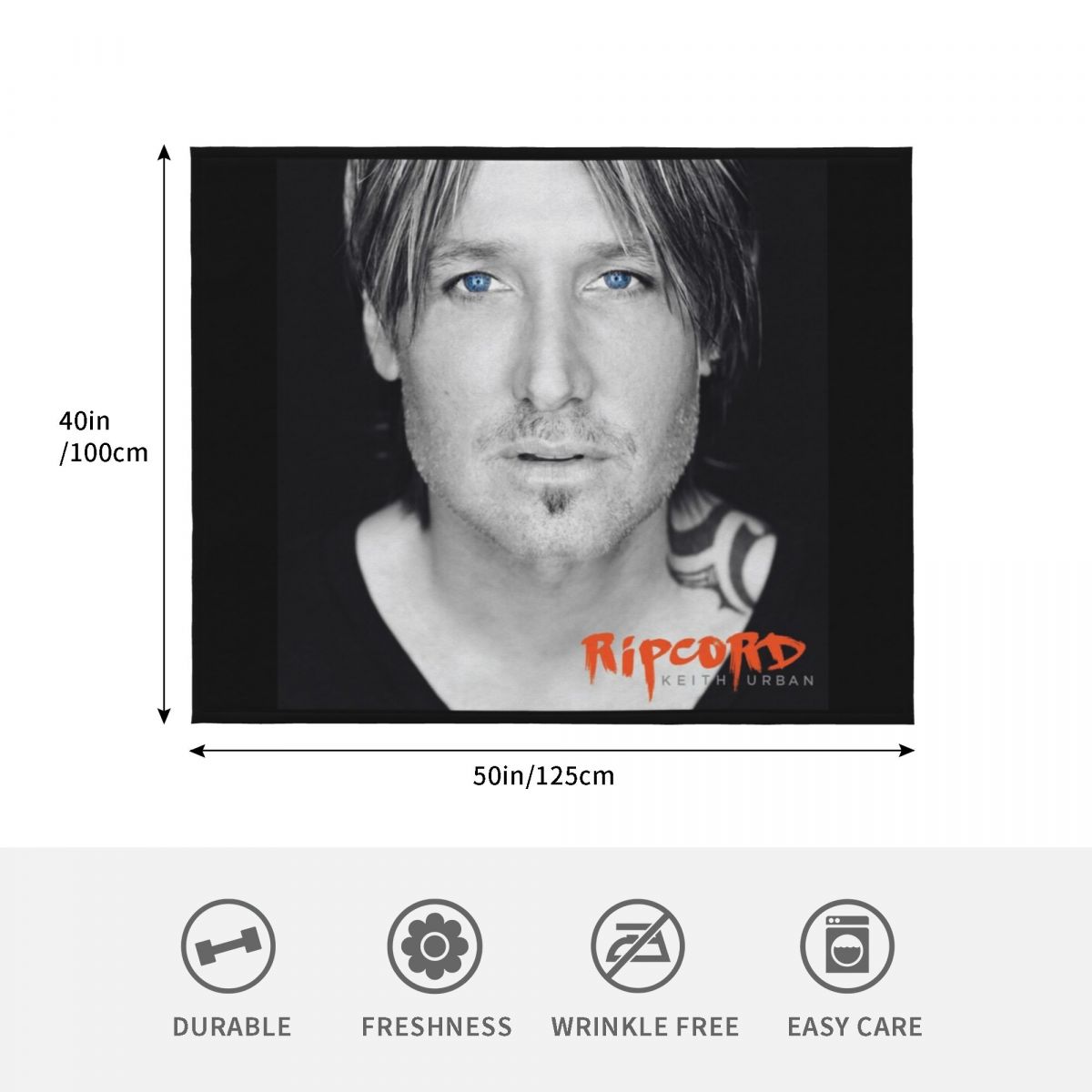 Keith Urban Ripcord Throw Blan - Anime Cosplay Idea recension och pris