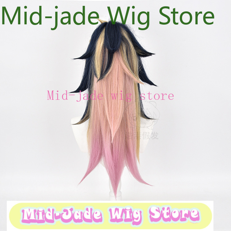 LOL KDA Akali Cosplay Wig Navy - Anime Cosplay Blue Hair recension och pris