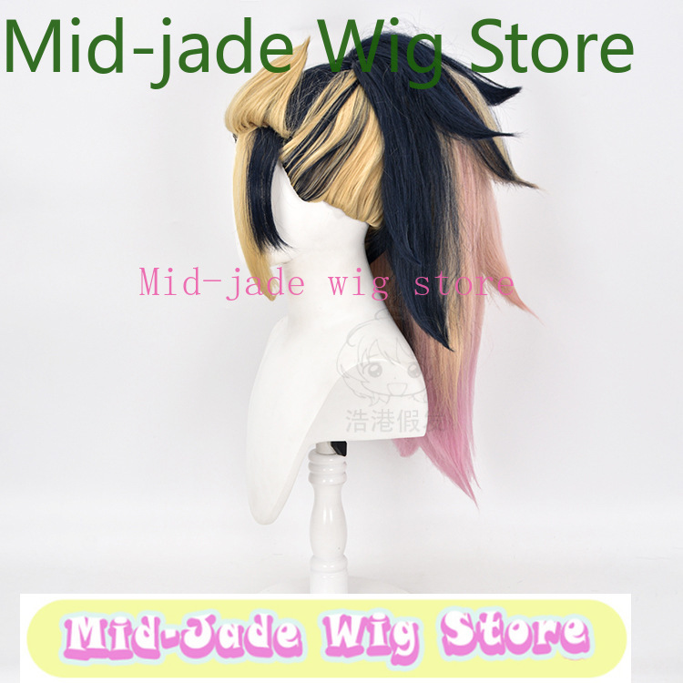 LOL KDA Akali Cosplay Wig Navy - Anime Cosplay Blue Hair recension och pris