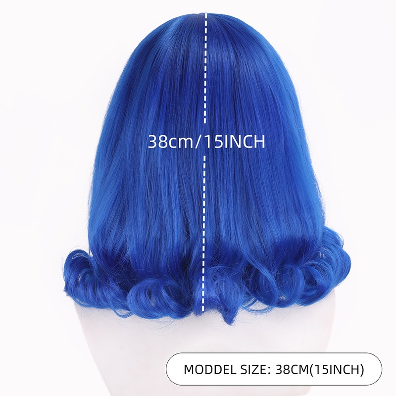 Juvia Lockser Role Wig Anime F - Anime Cosplay Blue Hair recension och pris