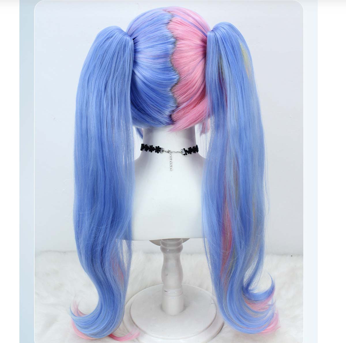 Game Wuthering Waves Roccia Co - Anime Cosplay Blue Hair recension och pris