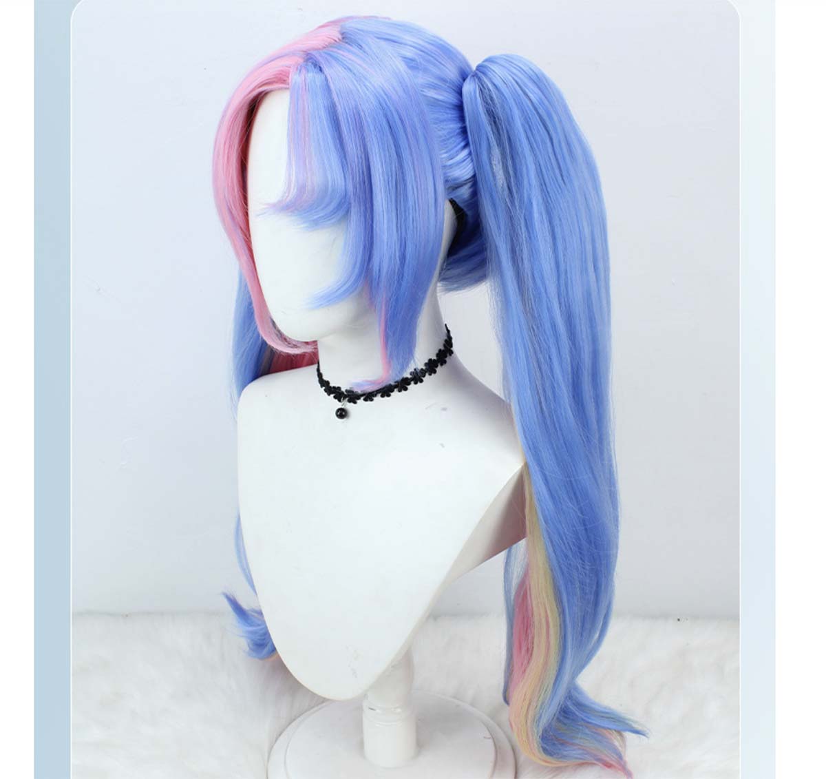 Game Wuthering Waves Roccia Co - Anime Cosplay Blue Hair recension och pris