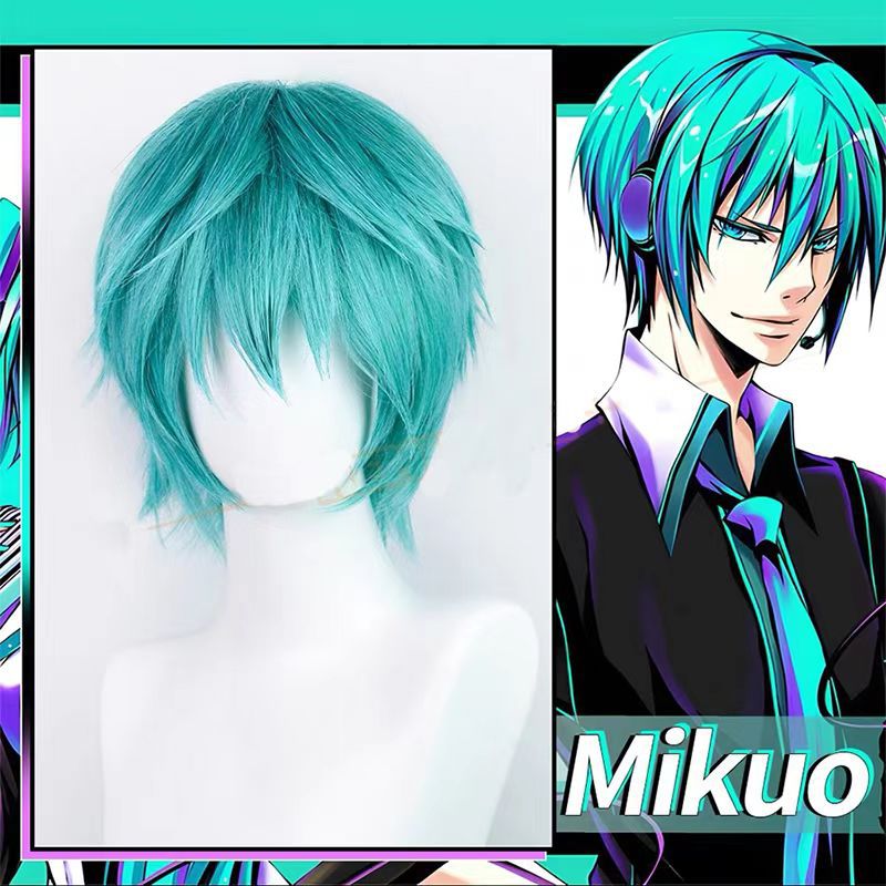 Mikuo Cosplay Wig Anime Miku B - Anime Cosplay Blue Hair recension och pris