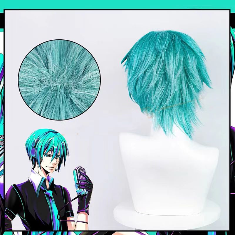 Mikuo Cosplay Wig Anime Miku B - Anime Cosplay Blue Hair recension och pris