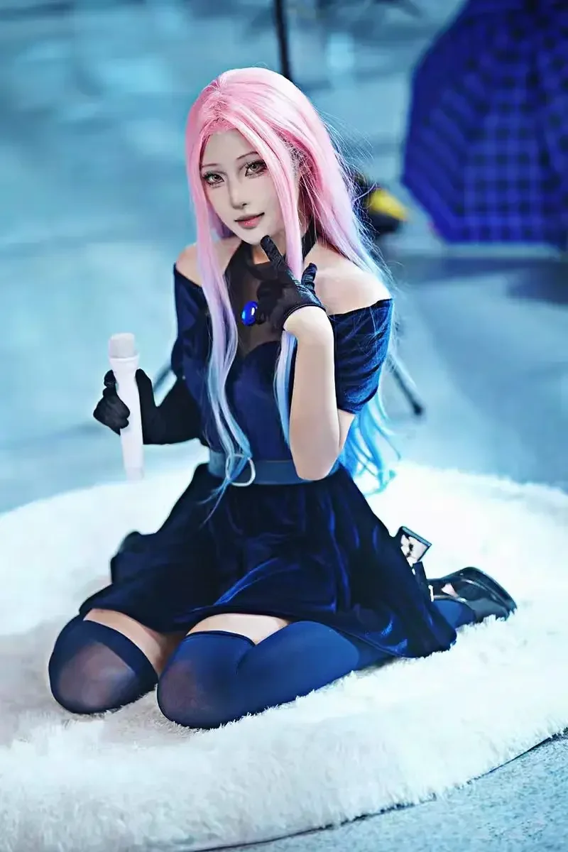 2026 Mizi Cosplay Costume Anim - Anime Cosplay Blue Hair recension och pris